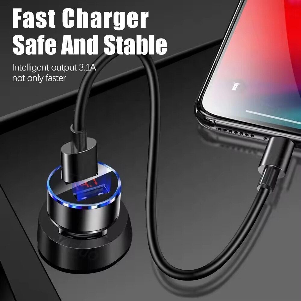 2-Port USB Car Charger Adapter⚡