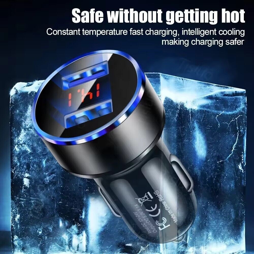 2-Port USB Car Charger Adapter⚡