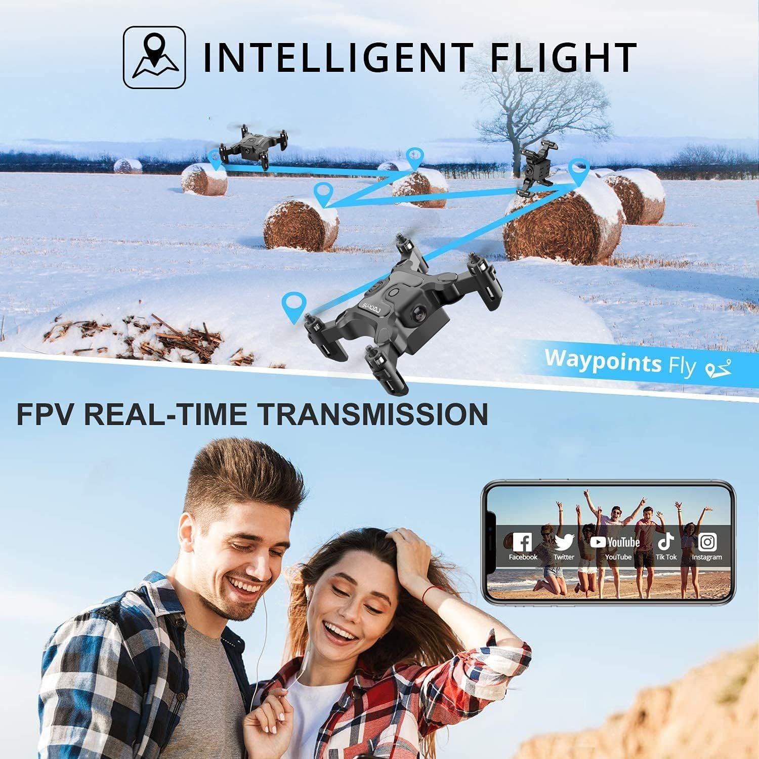 4DRC V2 Quadcopter Drone