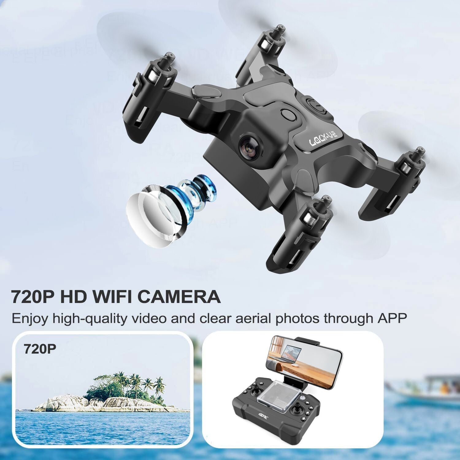 4DRC V2 Quadcopter Drone