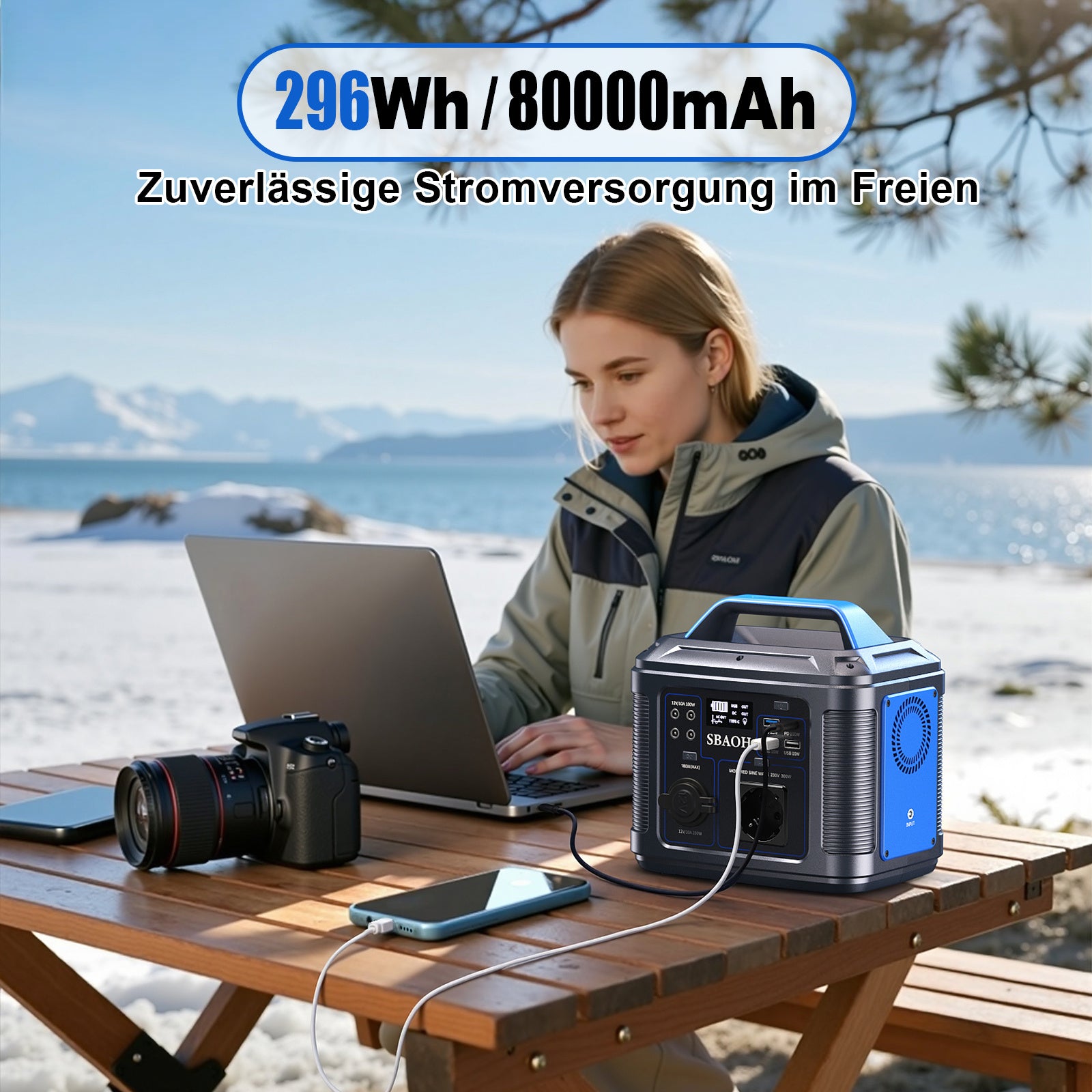 P302 296Wh Portable Generator⚡
